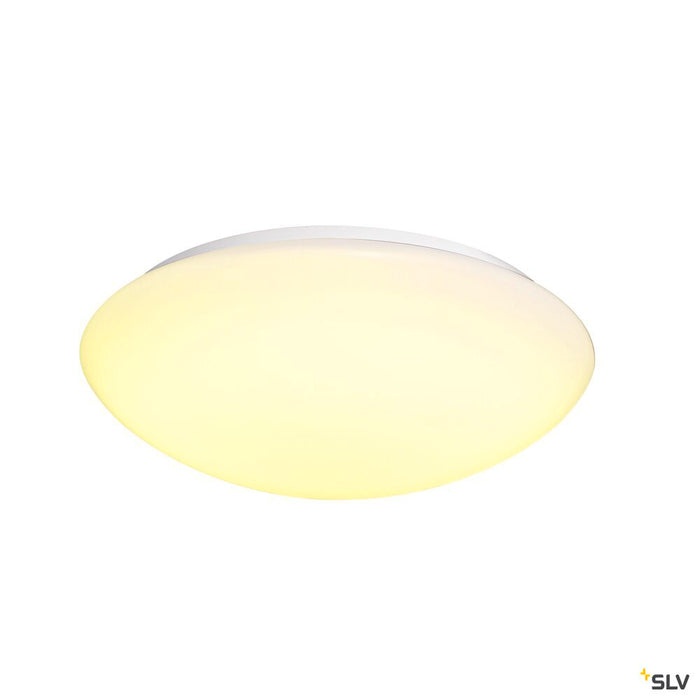 LIPSY 50 Dome, LED Outdoor surface-mounted wall and ceiling light, white, IP44, 3000/4000K