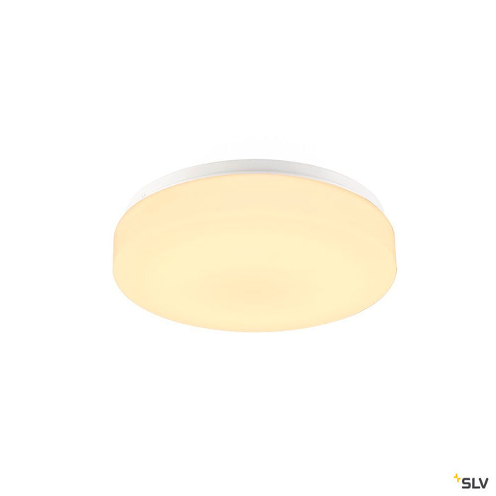LIPSY 30 Drum CW, LED Outdoor surface-mounted wall and ceiling light, white, IP44 3000/4000K