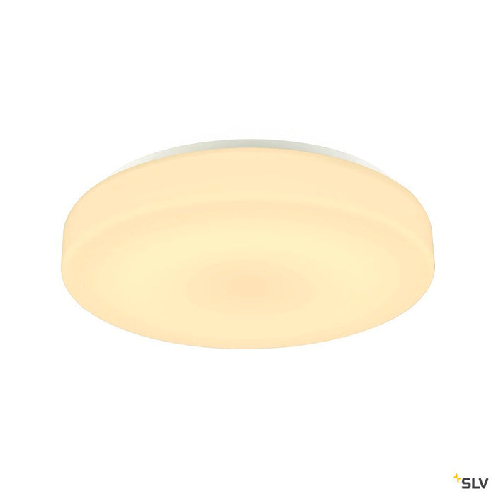 LIPSY 50 Drum CW, LED Outdoor surface-mounted wall and ceiling light, white, IP44 3000/4000K