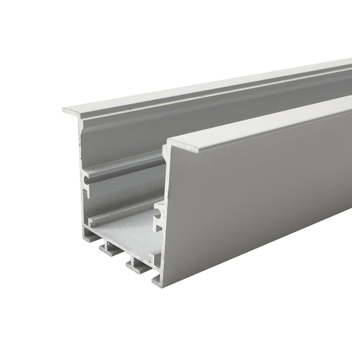 1 Metre Modular Recessed White Aluminium Profile, 35x50 mm