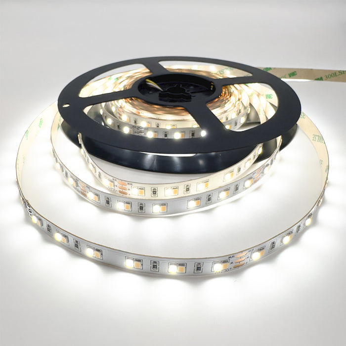 Tunable LED Strip, 10 W/m IP20 24V Tunable White 120 LEDs/m CRI>92 5 Metre