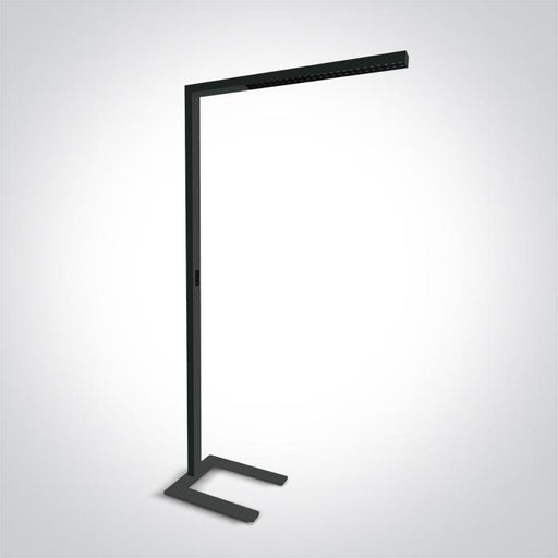 BLACK 75w FLOOR STAND CW DIMMABLE 230v.