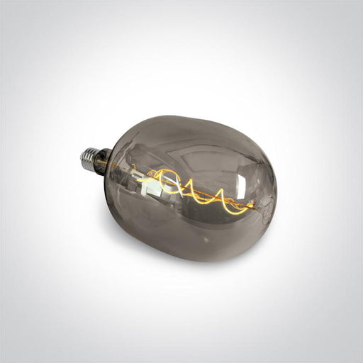DECORATIVE LED LAMP E27 4w DARK CHROME 230v.