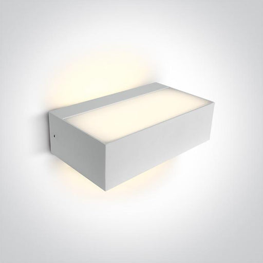 WHITE LED WALL LIGHT 2x4,5W WW IP54 230v.