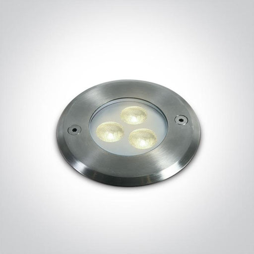 3x1W LED CW SS316 IP68 RECESSED UNDERWATER 24V.