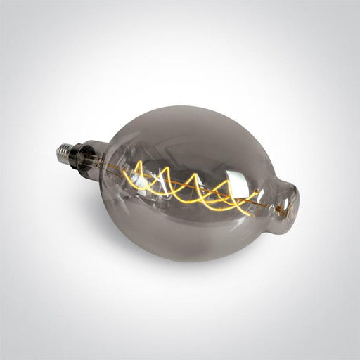 DECORATIVE LED LAMP E27 8w DARK CHROME 230v.