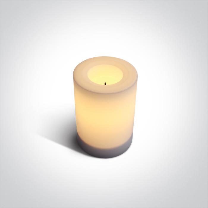 LED FLICKERING CANDLE 2xAA BATTERIES.
