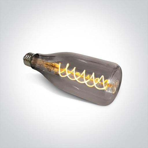 DECORATIVE LED LAMP E27 4w DARK CHROME 230v.