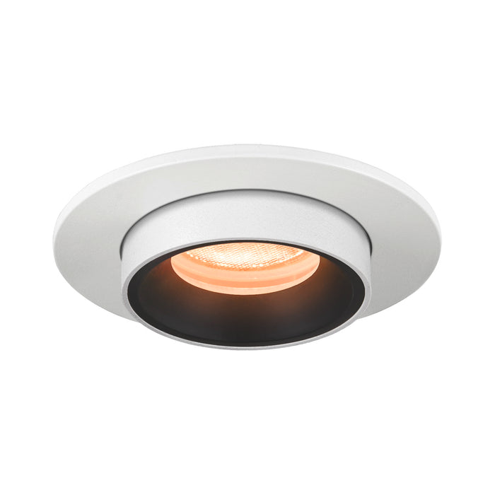 NUMINOS PROJECTOR XS recessed ceiling light, 2700 K, 20°, cylindrical, white / black