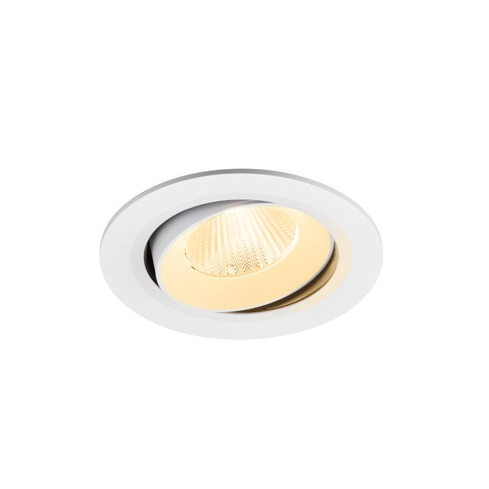 NUMINOS MOVE L, Recessed ceiling light, 3000 K, 40°, IP20, round, white
