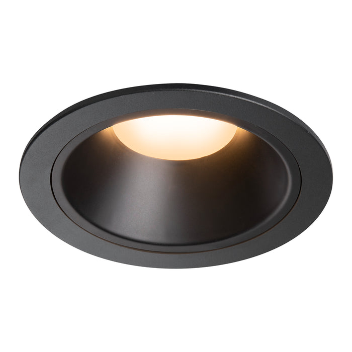 NUMINOS XL, Recessed ceiling light, 2700 K, 55°, IP20, round, black