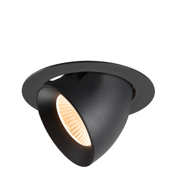 NUMINOS GIMBLE XL, Recessed ceiling light, 2700 K, 40°, black