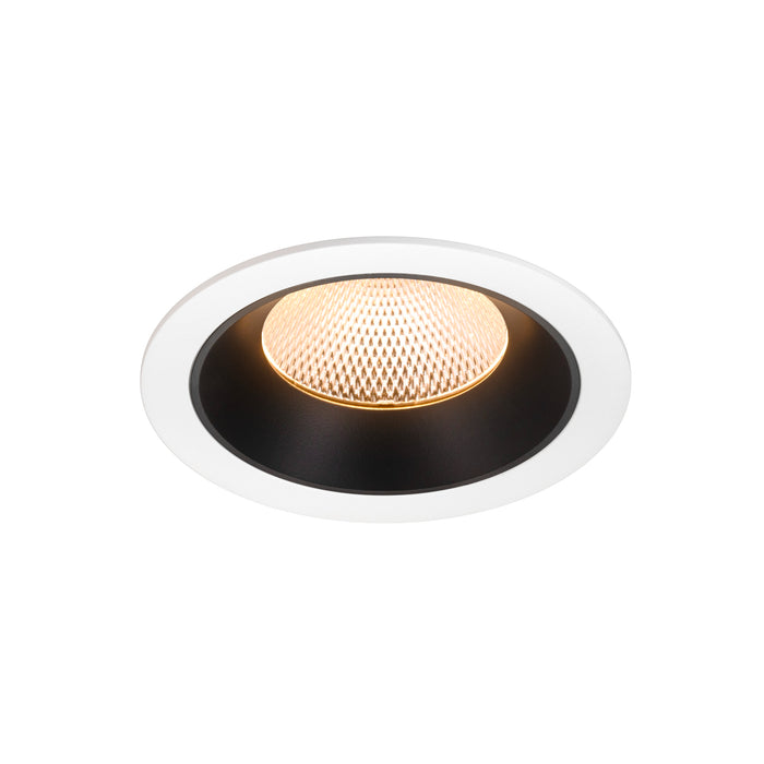 NUMINOS XL, white/black recessed ceiling light 2700 K 40°