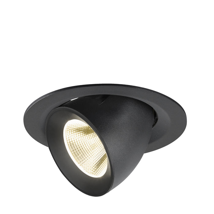 NUMINOS GIMBLE M, Recessed ceiling light, 4000 K, 20°, black