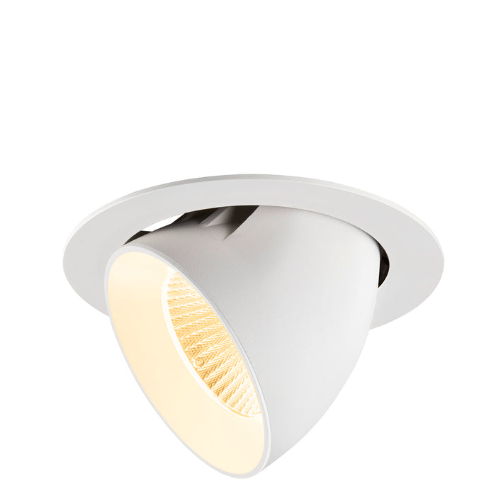 NUMINOS GIMBLE XL, Recessed ceiling light, 3000 K, 20°, white
