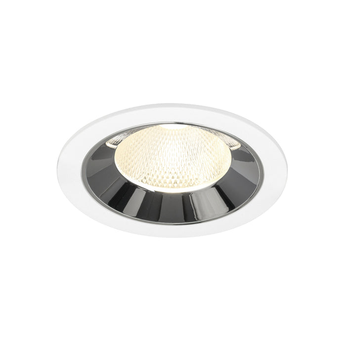 NUMINOS L, white/chrom recessed ceiling light 4000 K 20°