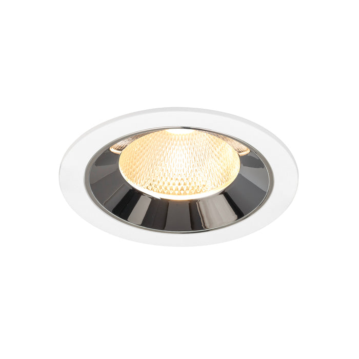 NUMINOS L, white/chrom recessed ceiling light 3000 K 20°