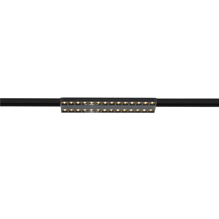 SIGHT EVO, 3~ spot, double, rectangular, 3000 K, 25W, 60°, black