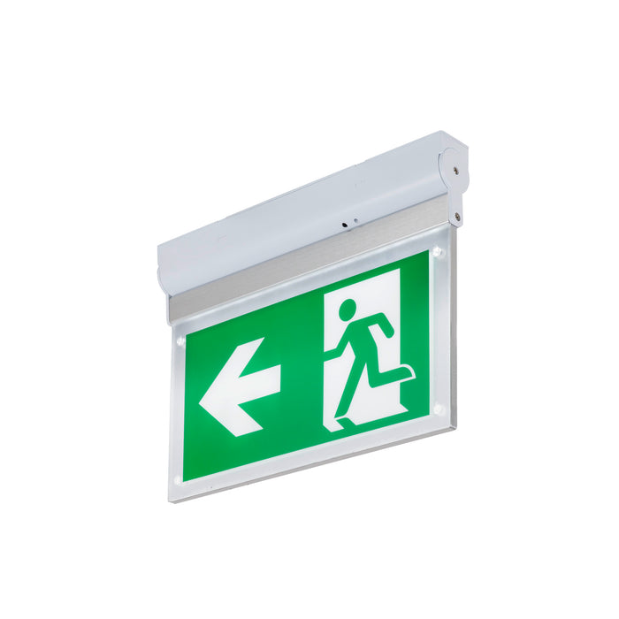 P-LIGHT, wall and ceiling-mounted light, rectangular, 6000K, 3W, white / transparent