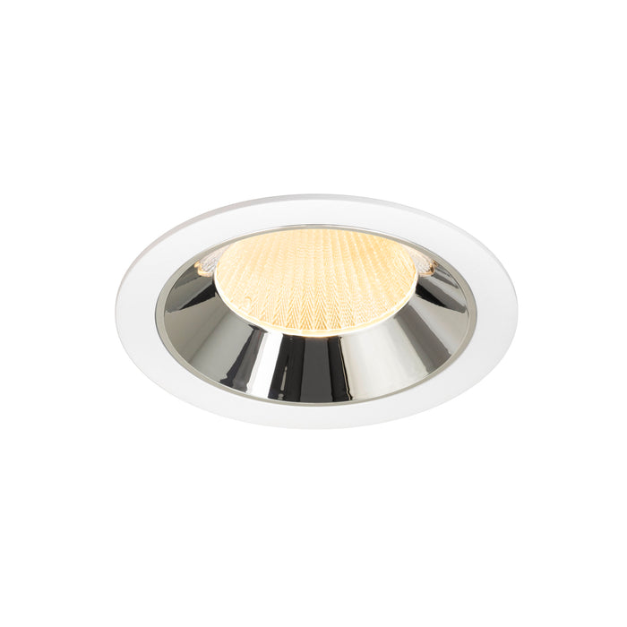 NUMINOS XL, white/chrom recessed ceiling light 3000 K 20°