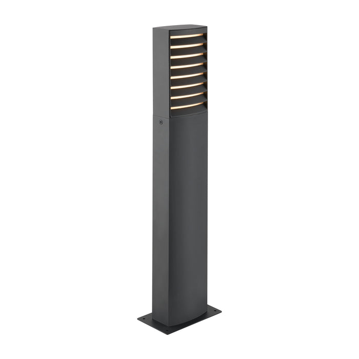 RASTERLYS POLE 70, free-standing lamp, 2700/3000 K, IP65, rectangular, anthracite
