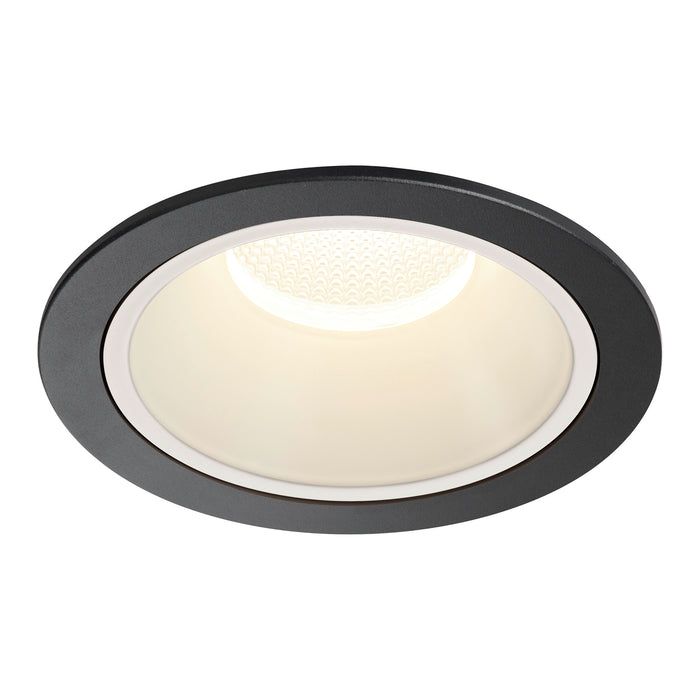 NUMINOS XL, Recessed ceiling light, 4000 K, 55°, IP20, round, black / white