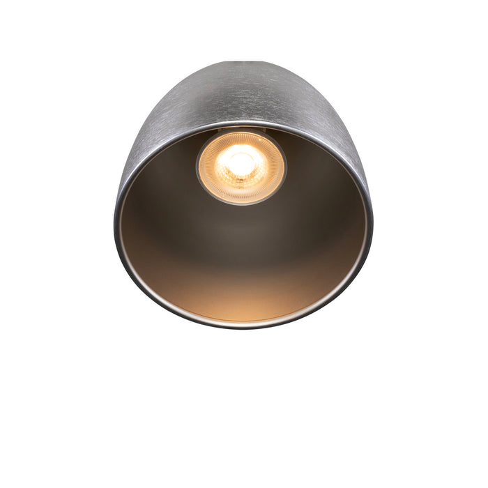 PARA CONE 14, pendant light for 1-phase system, GU10, aluminium