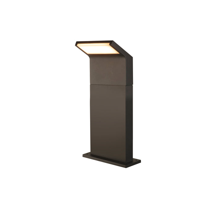 ORDI II, POLE 45, outdoor free-standing light, angular, 2200/3000 K, IP65, black
