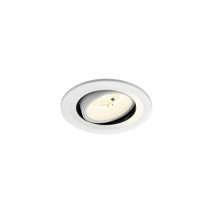 NUMINOS MOVE S, Recessed ceiling light, 4000 K, 20°, IP20, round, white