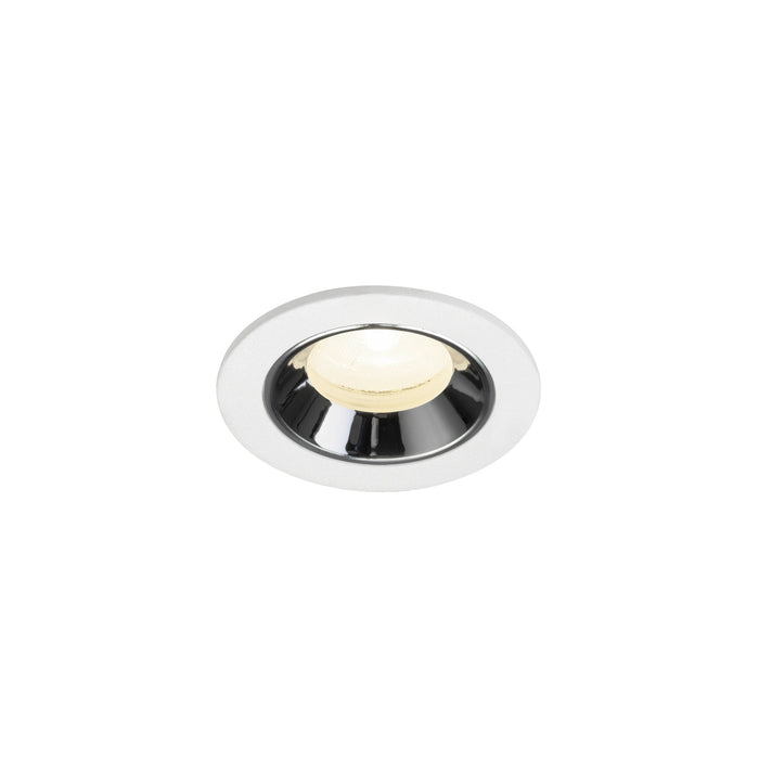 NUMINOS XS, white/chrom recessed ceiling light 4000 K 20°