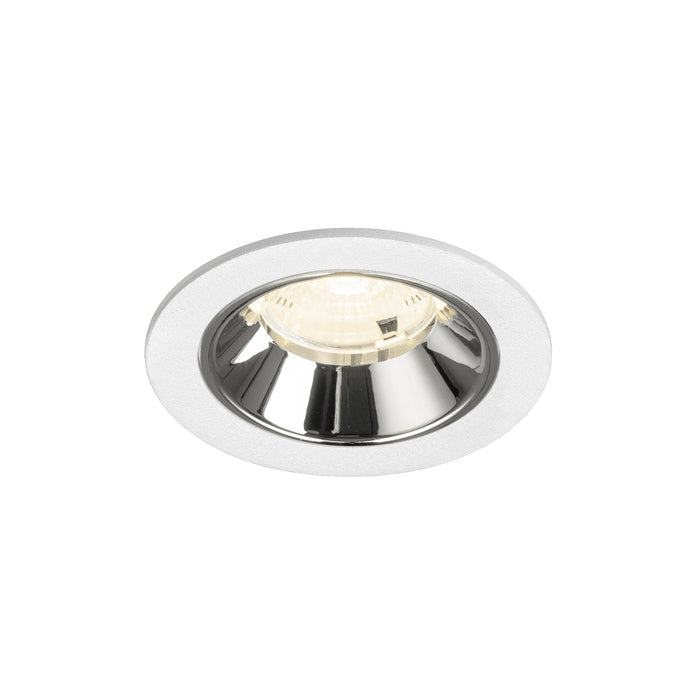 NUMINOS S, white/chrom recessed ceiling light 4000 K 55°
