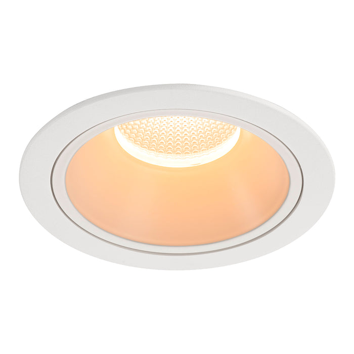 NUMINOS XL, Recessed ceiling light, 2700 K, 55°, IP20, round, white