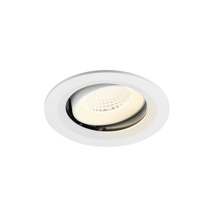 NUMINOS MOVE M, Recessed ceiling light, 4000 K, 40°, IP20, round, white