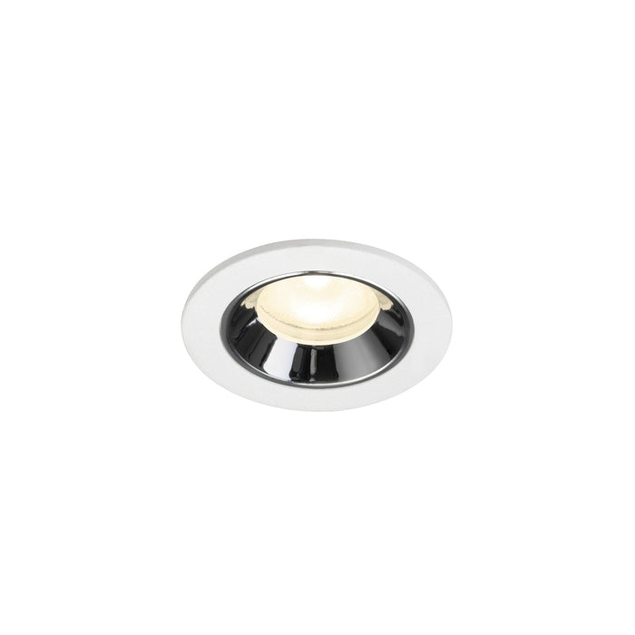 NUMINOS XS, white/chrom recessed ceiling light 4000 K 55°