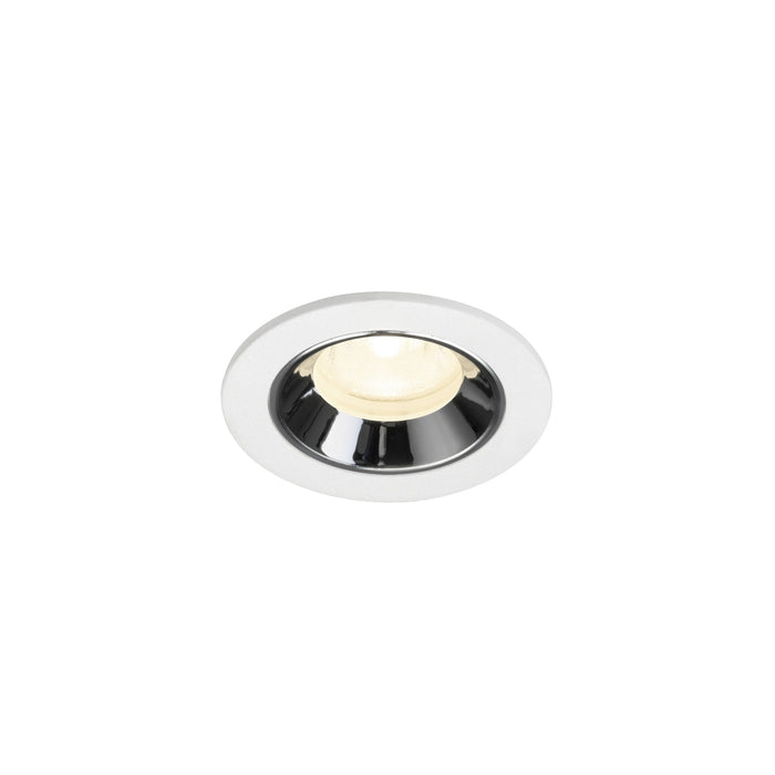NUMINOS XS, white/chrom recessed ceiling light 4000 K 40°