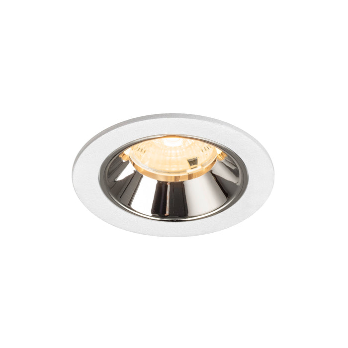 NUMINOS S, white/chrom recessed ceiling light 3000 K 55°