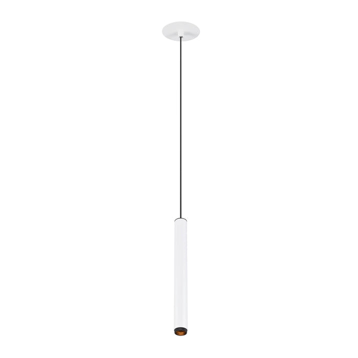 GRIP! S, Pendant light, PHASE, pendant length 200 cm, 2700 K, 29°, white / black