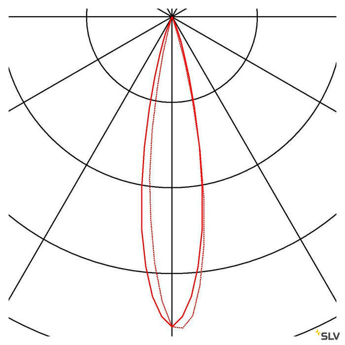 H-LIGHT 2, recessed fitting, LED, 2700K, oval, black, 20°, 11,5W, incl. driver, clip spring
