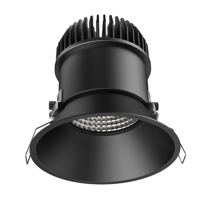 Cerchio-L 24°, Black, 2500k Food Warm White, 1100lm, CRI>90, Recessed Fixture-Wieland 3C 2M Tail