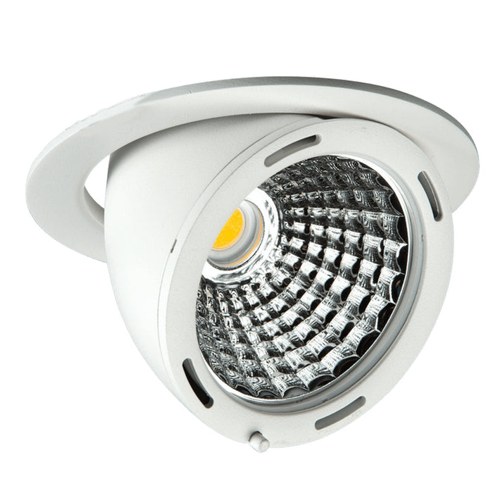 Curva 15°, White, 3000k Premium White, 3000lm, CRI>90, Recessed Fixture-Emergency unit + battery