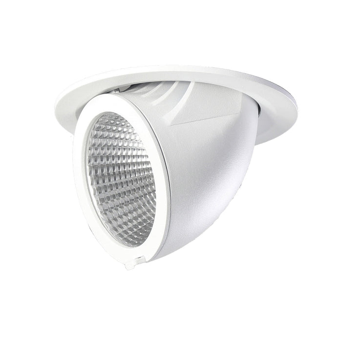 Doblar 40°, White, 3000k, 2000lm, CRI>80, Recessed Fixture-Emergency unit + battery