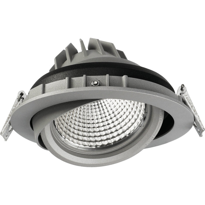 Girevole 24°, Grey, 5700k, 3000lm, CRI>80, Recessed Fixture-With Glass Lens