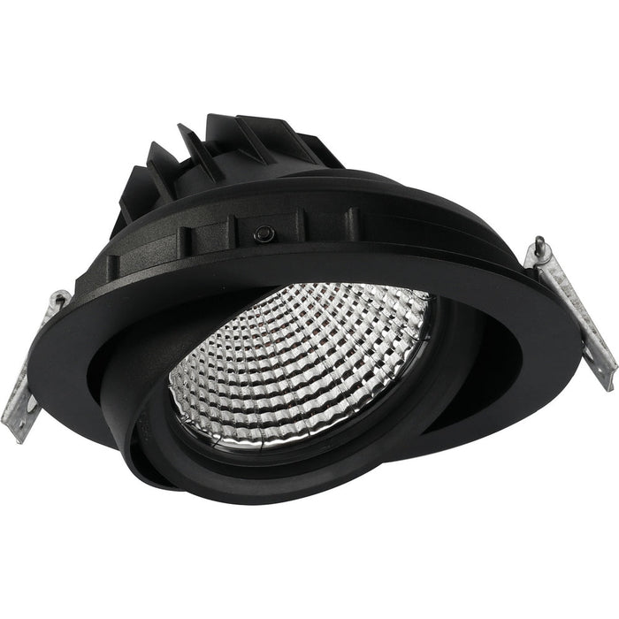 Girevole 60°, Black, 2700k, 2000lm, CRI>80, Recessed Fixture