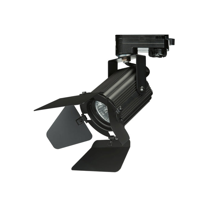 Guarda (including Barndoors), Black, GU10, 3-phase Track Fixture