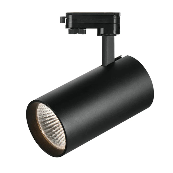 I. Forza 60°, Black, 4000k Premium White, 4500lm, CRI>90, 3-phase Track Fixture-Dali Dimmable