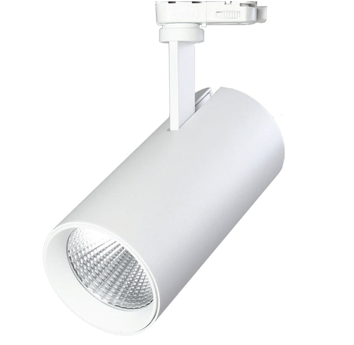 Interno 24°, White, 3000k, 3000lm, CRI>90, 3-phase Track Fixture-Casambi Dimmable