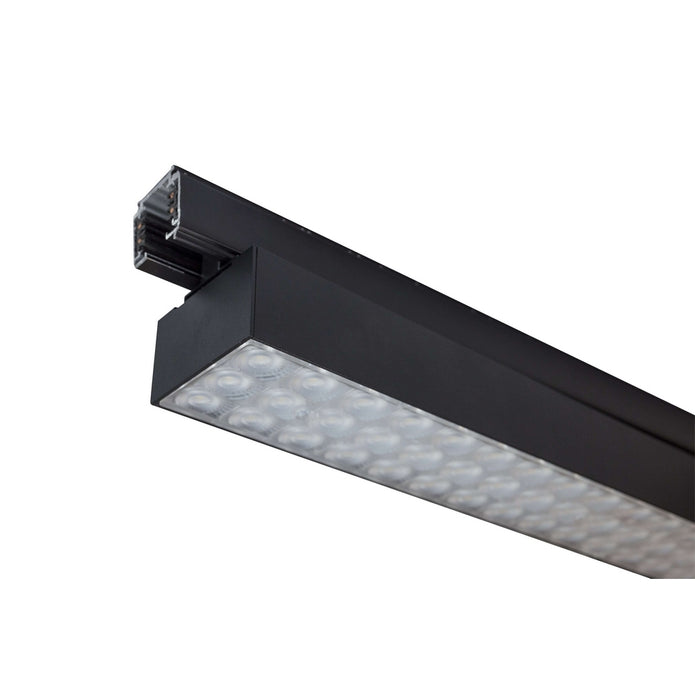 Labarra 90° symmetric, Black, 3000k, 6000lm, CRI>80, 3-phase Track Fixture