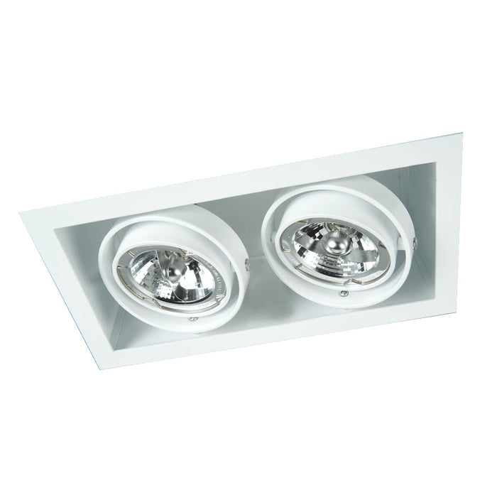 Luna 2 Frame, White, AR70, Recessed Fixture