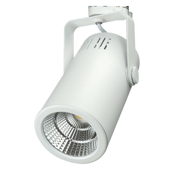 Lungo 24°, White, 3000k Full Spectrum, 3000lm, CRI>90, 3-phase Track Fixture