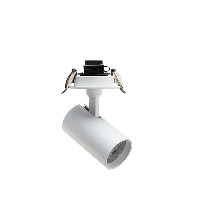 Meteora-S Semi-Recessed 15° , White/White, 2700k, 700lm, CRI>90, Semi-Recessed Fixture